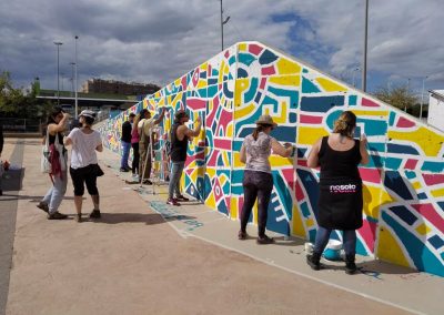 Mural Colaborativo La Tornada Santi Buades Art NFT