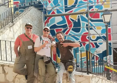 Saltimbanquis Art en Bitrir 2023 Petrer Alicante Santi Buades Art NFT